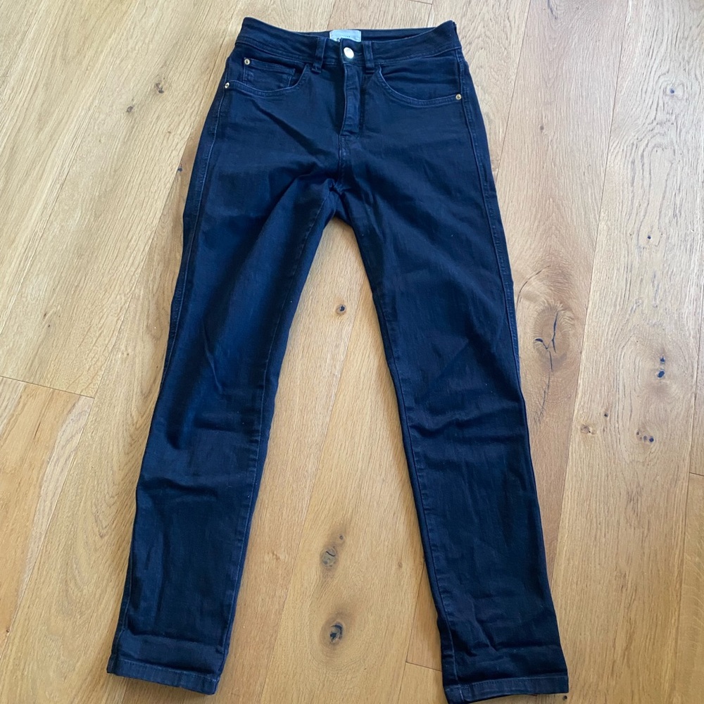 Sezane Denim Classic Black Women's Jeans